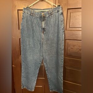 Lucy & Yak: Addison-Tapered Denim Jeans in Mid Wash Blue